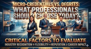 Micro-Credentials vs Degrees: What Professionals Should Choose Today?