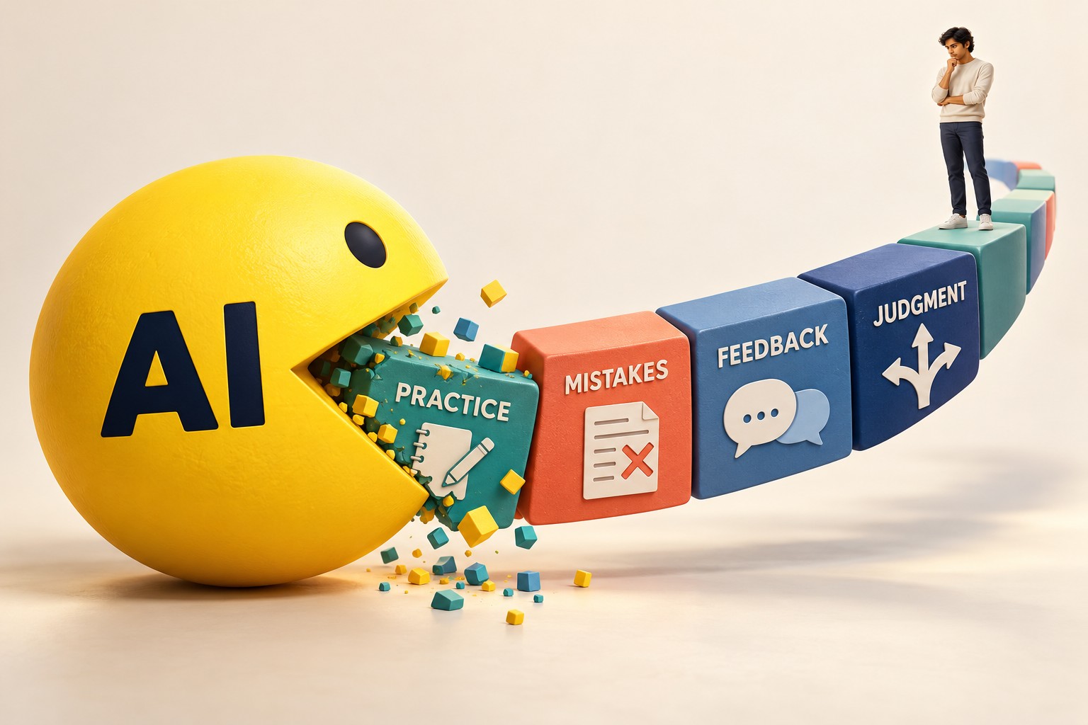 AI May Eat Your Learning Curve Before It Eats Your Job